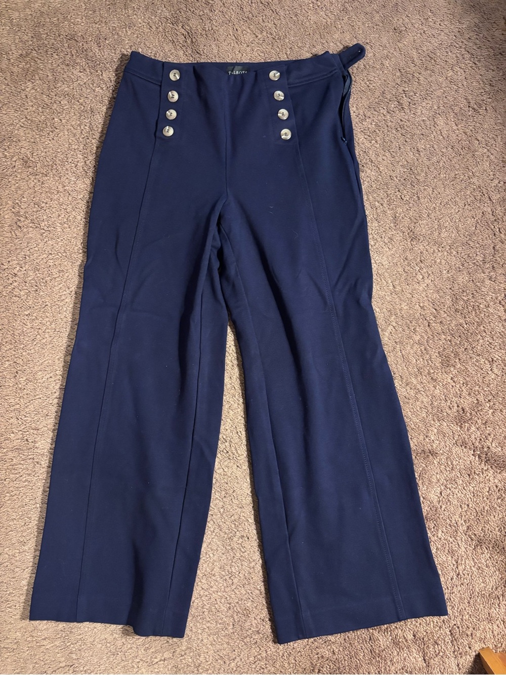 Women’s Navy Talbots Wide Leg Trousers